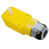 02 unidades Motor Dc 3v A 6v Caixa De Redução E Eixo Duplo P/ Robótica