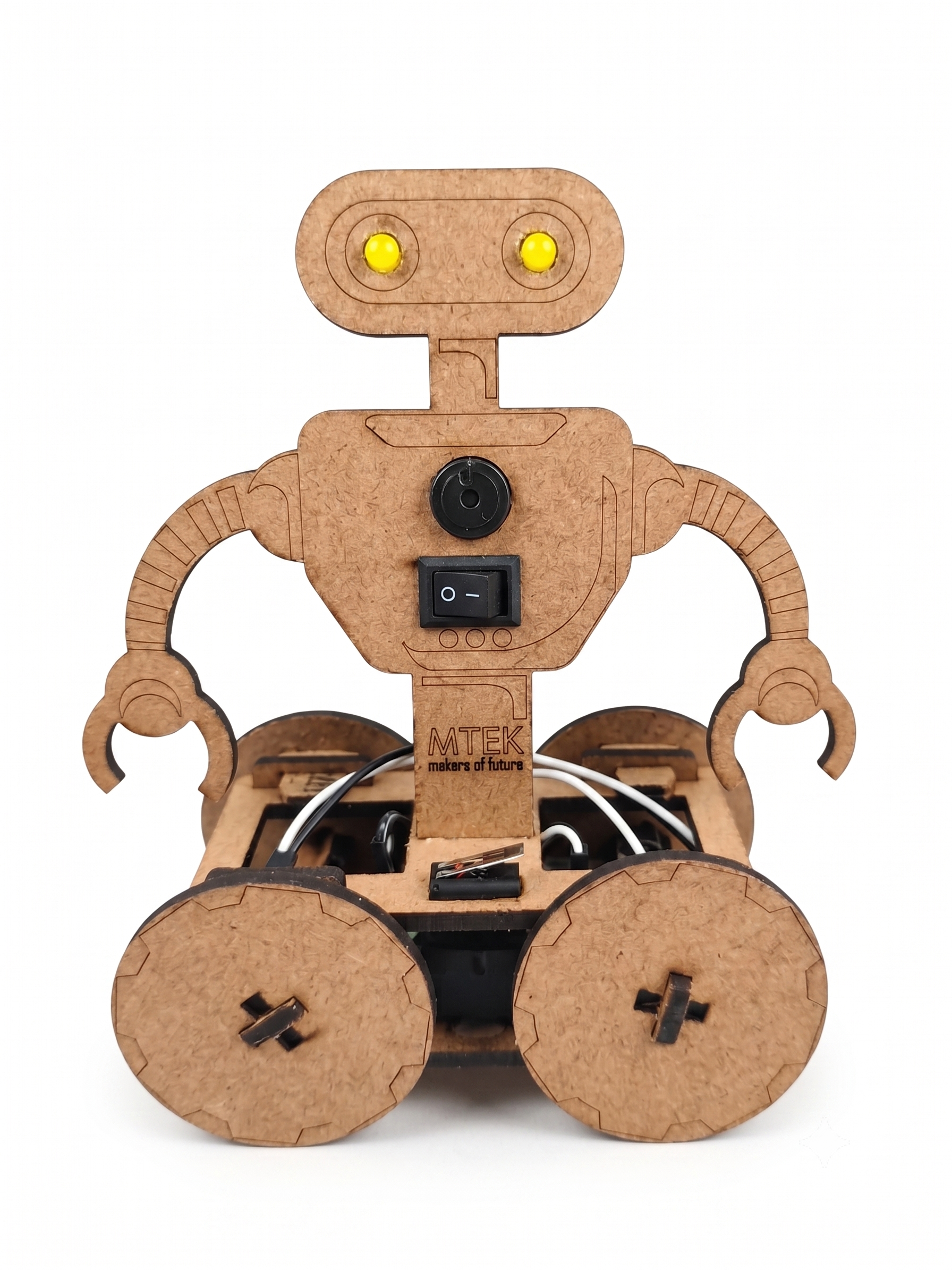 Robô Robotek DIY – Monte Seu Próprio Robô de MDF! - Imagem 2